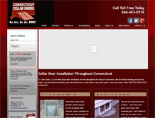 Tablet Screenshot of ctcellardoors.com